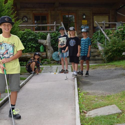 Abschlussfeier Minigolf