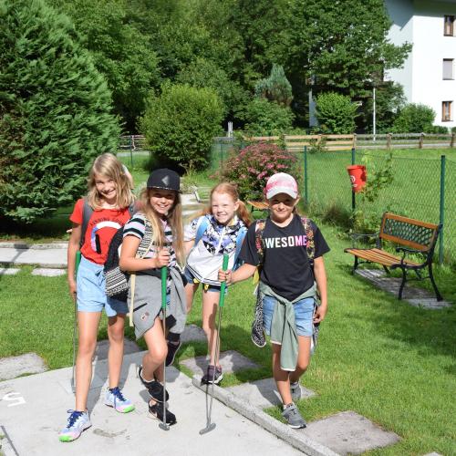 Abschlussfeier Minigolf