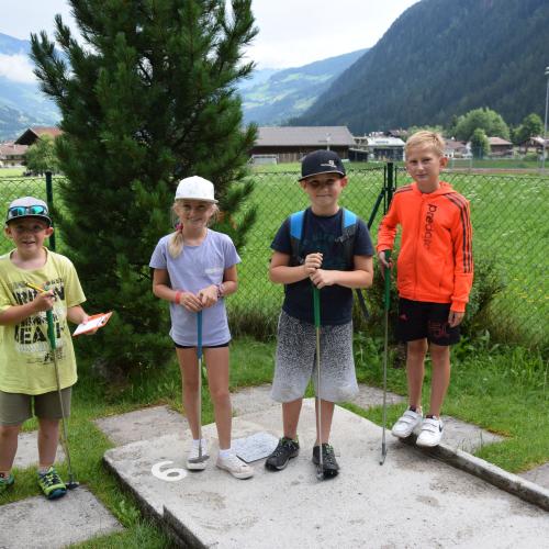 Abschlussfeier Minigolf