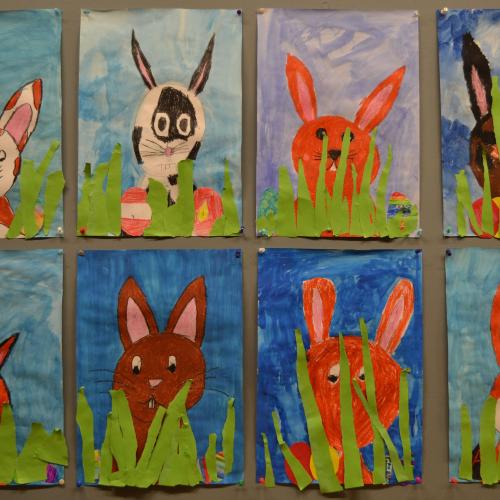 Osterhase zu Besuch