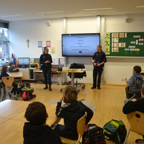 Verkehrserziehung mit der Polizei