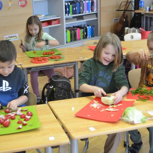 2. Projekttag - 1. und 2. Schulstufe