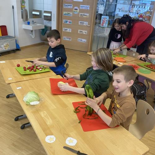 2. Projekttag - 1. und 2. Schulstufe