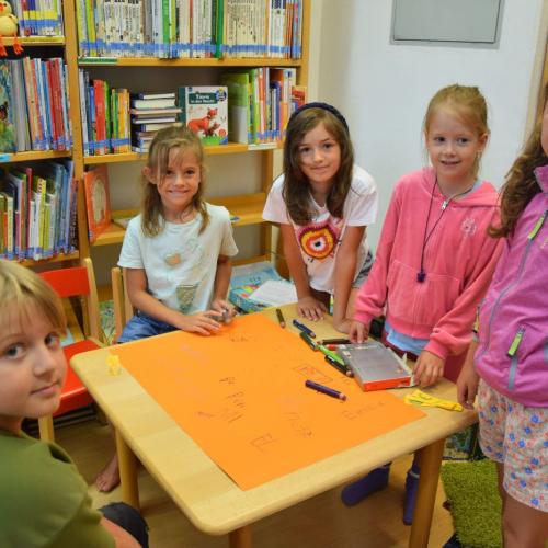 Bibliotheksbesuch