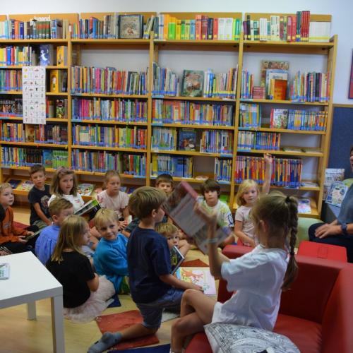 Bibliotheksbesuch