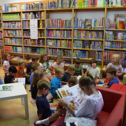 Bibliotheksbesuch