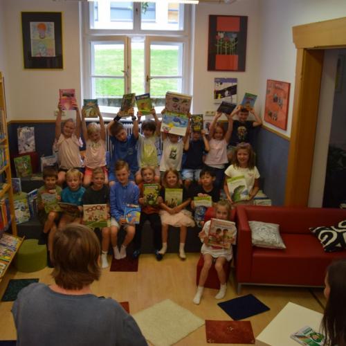 Bibliotheksbesuch