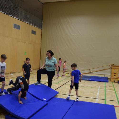 Parcour im Turnunterricht