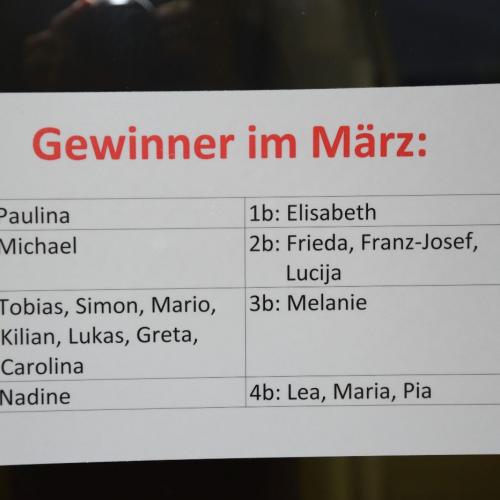 Schätzspiel des Monats