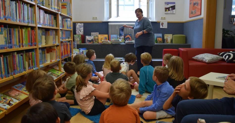 Bibliotheksbesuch