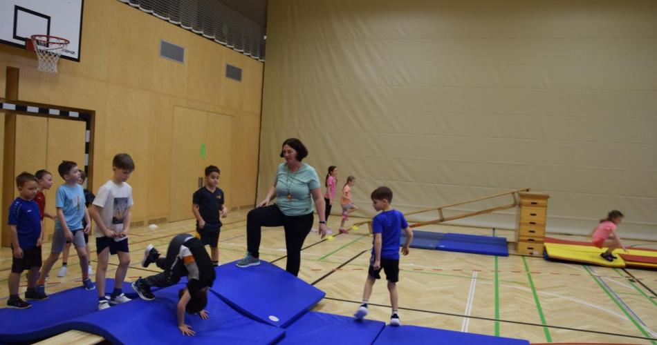 Parcour im Turnunterricht